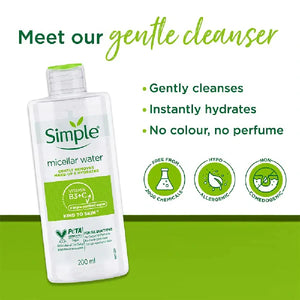Simple Kind to Skin Micellar Cleansing Water - Pink Flash BD