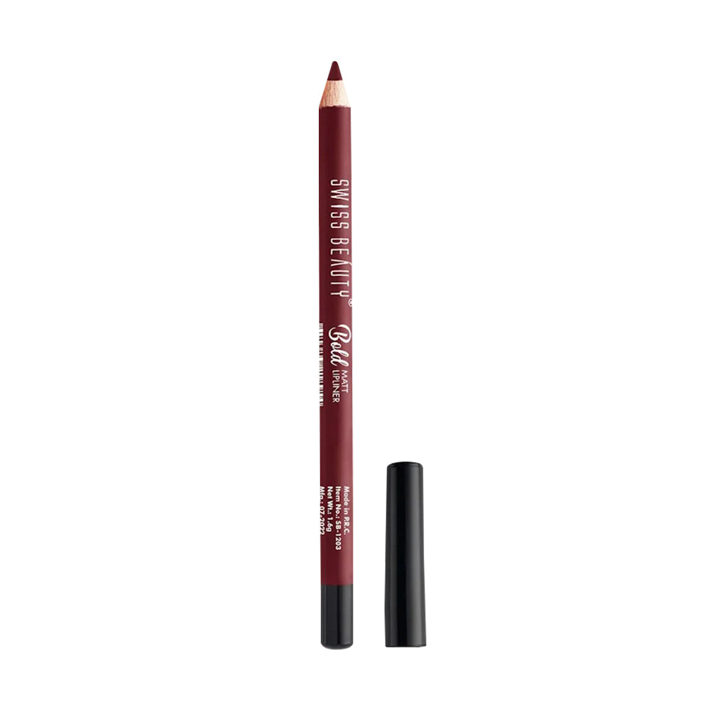 Swiss Beauty Bold Matt Lip Liner Shade 09 Burgundy