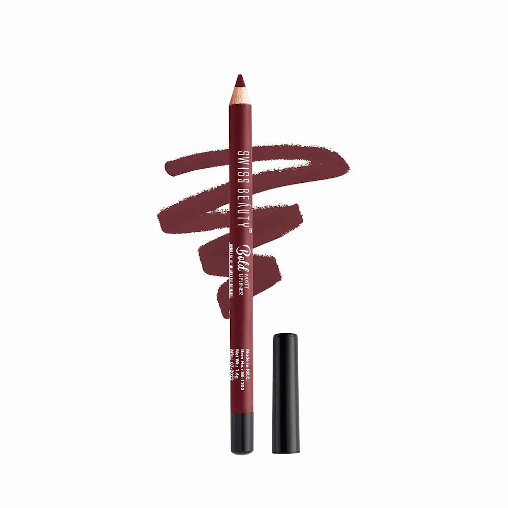 Swiss Beauty Bold Matt Lip Liner Shade 09 Burgundy