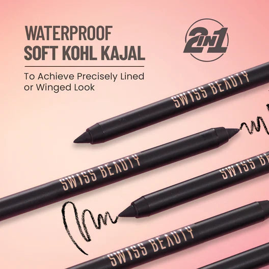 Swiss Beauty Deep Black Soft Kohl Kajal