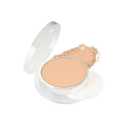 Swiss Beauty Prime & Fine Matte Pressed Powder 02 Very-Natural - Oil-Control Finishing Powder - Pink Flash BD