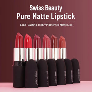 Swiss Beauty Pure Matte Lipstick Shade 216 (Lust On) | Pink Flash BD - Pink Flash BD