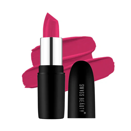 Swiss Beauty Pure Matte Lipstick Shade 219 (Hot Pink) | Pink Flash BD - Pink Flash BD