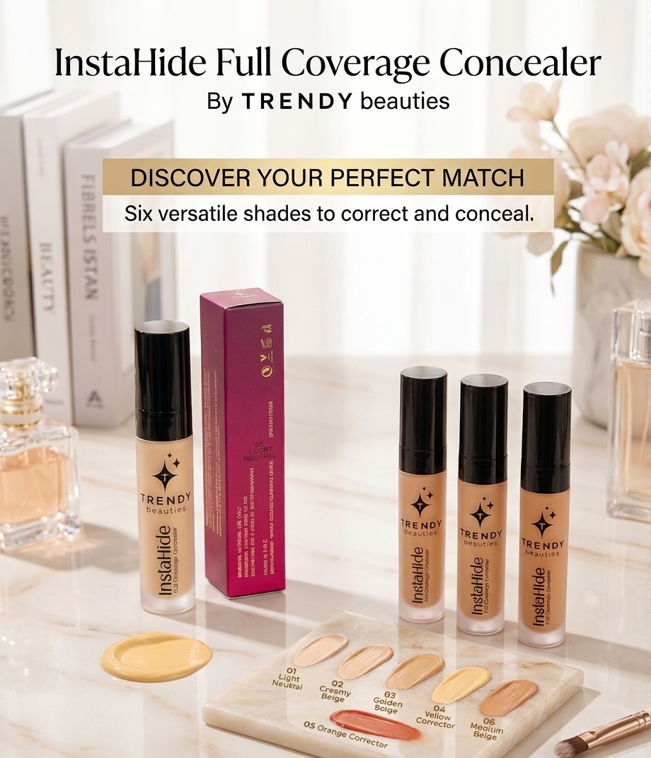 Trendy Beauties Instahide Full Coverage Concealer – Shade 07 Medium Beige