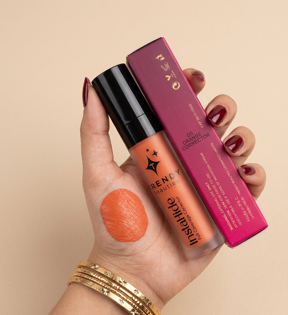 Trendy Beauties Instahide Full Coverage Concealer – Shade 05 Orange Corrector